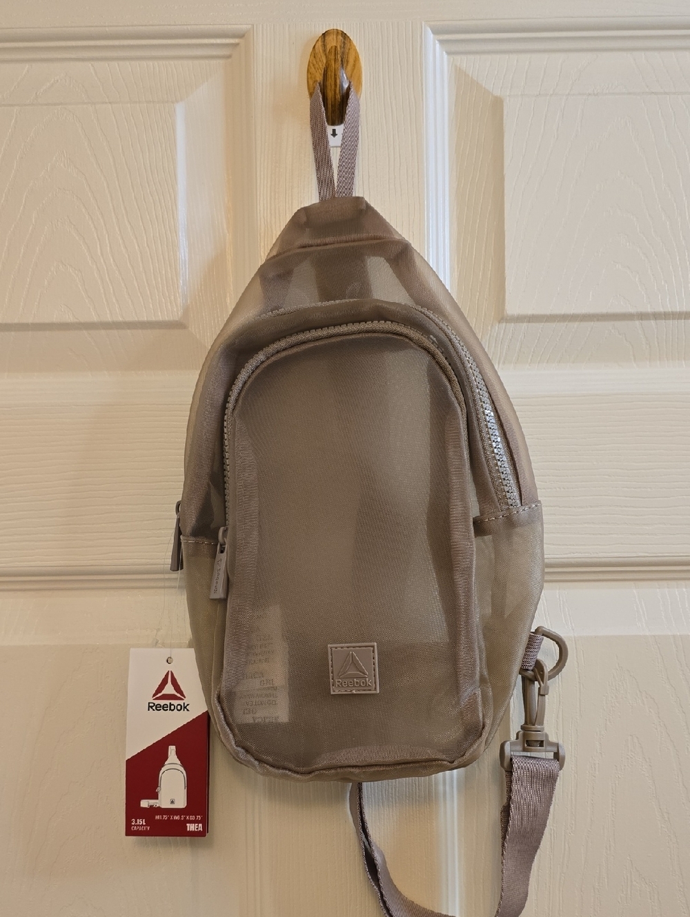 Reebok Mocha Mesh Crossbody Belt Bag